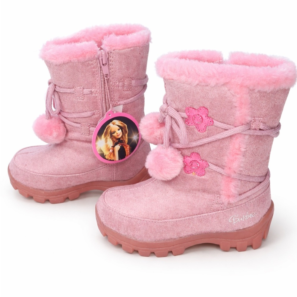 NIB Girls pink Barbie boots​​​​​​​​​